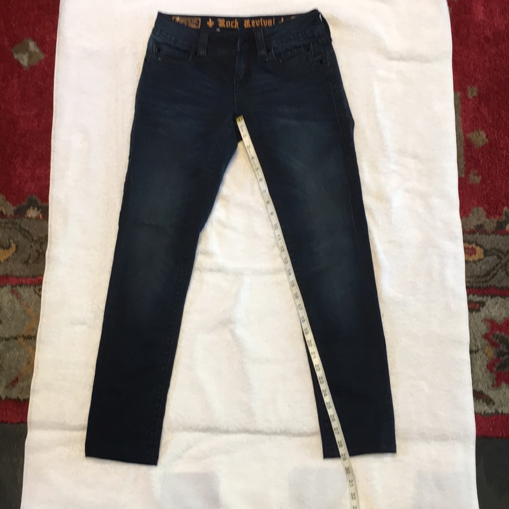 Rock Revival Evelyn Skinny Jeans Size 27.
